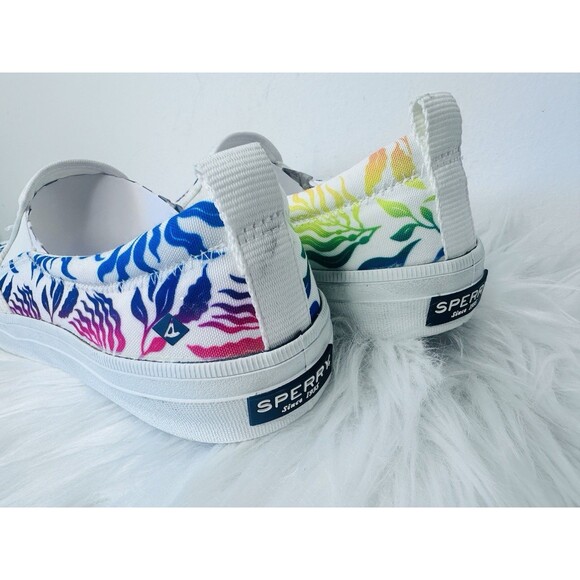Sperry Women’s Pride Original Sneakers Slip On Shoes Multi Color SZ 8m - Picture 9 of 10